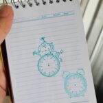 مهر دستی آموزش ساعت در 2 طرح